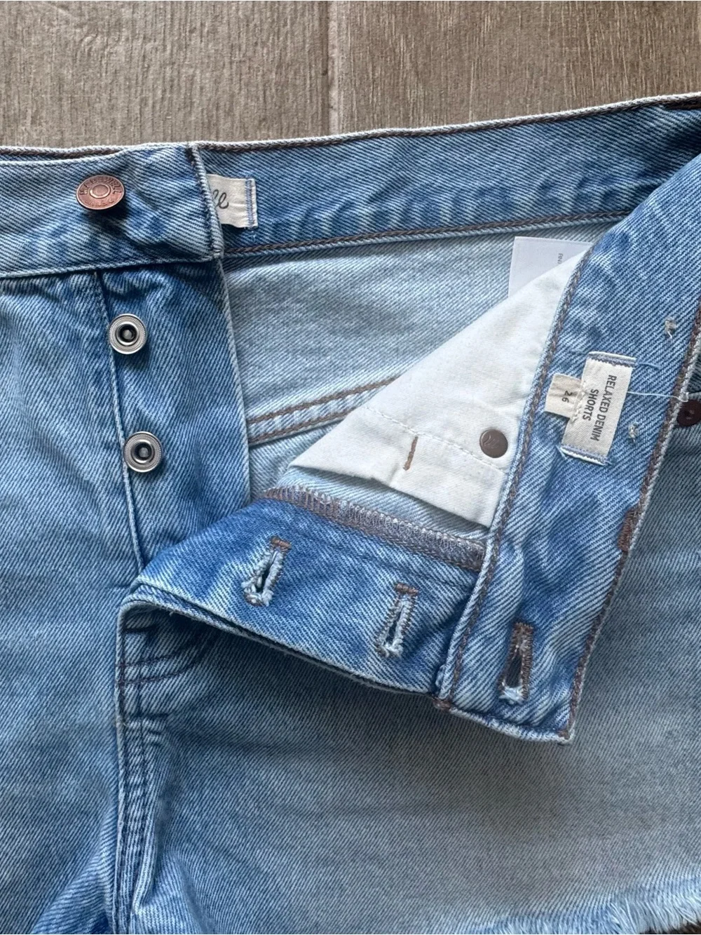 Madewell Relaxed Denim Shorts